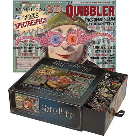 Puzzel van 1000 stukken met de omslag van het tijdschrift le chicaneur Harry Potter