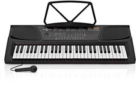 MK-1000 54-Toets Draagbaar Keyboard van Gear4music