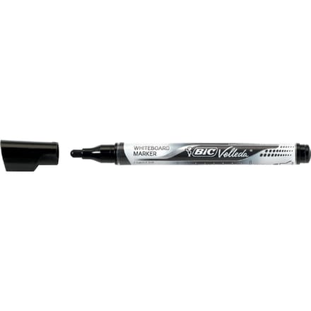 Whiteboardmarker Bic Velleda liquid rond medium zwart
