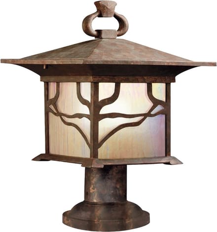 Kichler Mini LED Tuin Pilaar Morris | 1X E27 Max 60W | IP44 (Outdoor) | Distressed Copper