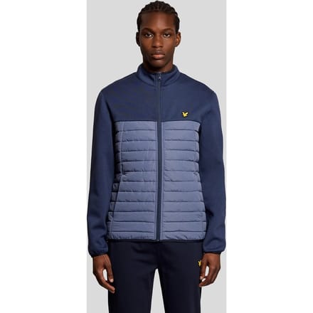 Lyle & Scott Sports Hybrid Fleecejack - Blauw