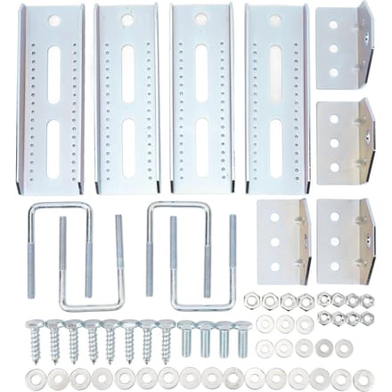 Boot Trailer Balkbeugels Staal Zware Uitvoering Draaibare Top Balkbeugel Kit voor Boot Trailer white