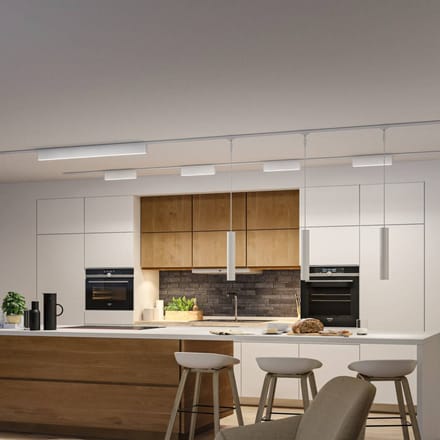 Paulmann URail LED-lichtbalk Ceris, 3000K, aluminium, dimbaar