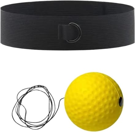 Boksen Snelheid Bal - Reactiebal Training - Hand Oog Coördinatie - Stevig Materiaal - One size - Geel