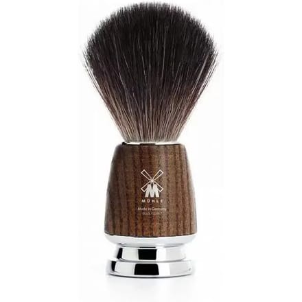 MÜHLE -Scheerkwast -RYTMO -Synthetische Black badger -Handvat Essenhout