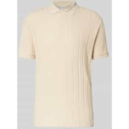 Slim fit poloshirt met structuurmotief, model 'JADEN'