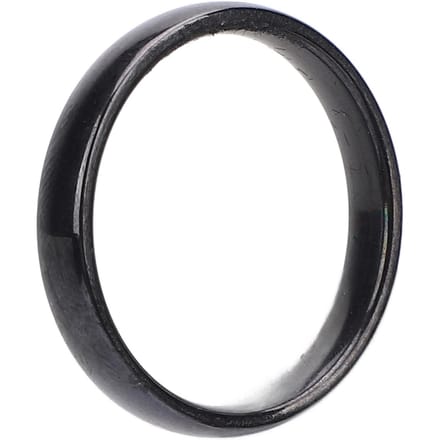 RVS Ring voor Mannen Vrouwen Elektroplate Afwerking Mode Sieraden Accessoire Glad Huwelijk black