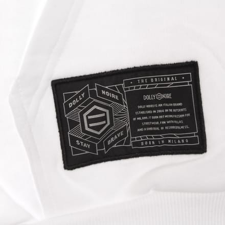 Lichtgewicht herensweatshirt met capuchon, 3D-letters en capuchon, wit
