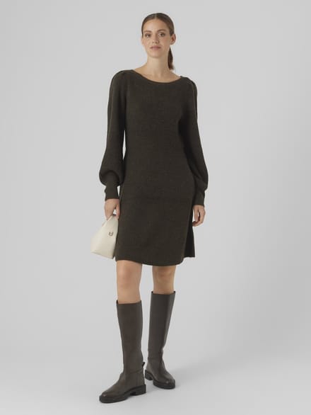 Vero Moda Gebreide jurk VMFLAVOUR Lange jurk