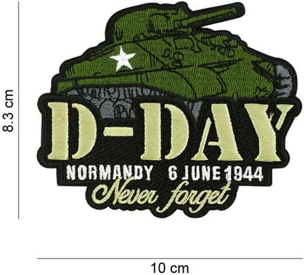 Embleem stof D-Day Sherman