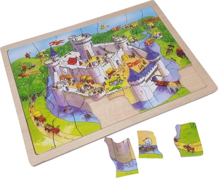 Playwood Wooden Castle Jigsaw Puzzle - 41 pcs. Hout