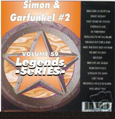 Karaoke CDG - Bekende Nummers van Simon & Garfunkel (Legends Series)