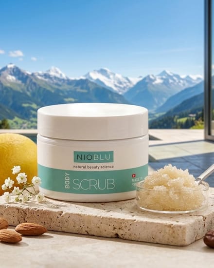 NIOBLU - Body - Scrub - met natuurlijke zoutkristallen