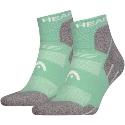 HEAD Wandelsokken All Climates Hiking Quarter 2-pack Licht Groen-43/46