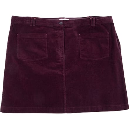 White Stuff Melody  Cord Skirt Dark Plum Größe: 24 | Miniröcke Outlet | Damen | Magenta