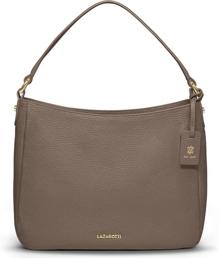 Dames Leren Schoudertas met Verstelbare Band - Handtas 27 cm