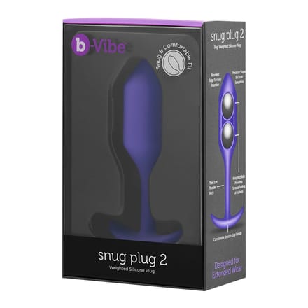B-Vibe - Snug Butt Plug 2 Paars