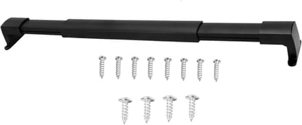Schermdeur Grendel - Camper Deurgreep - Veilig Instappen - Verstelbare Lengte - 29.5 cm - Zwart