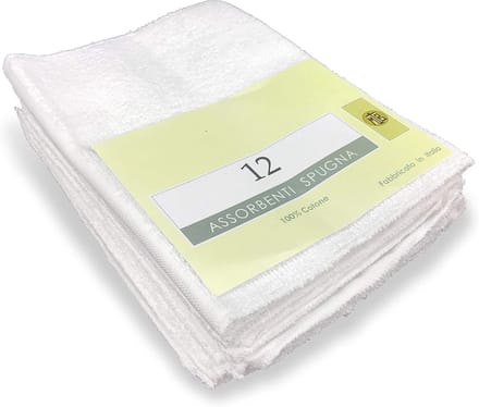 Set van 12 Wasbare Absorberende Luiers voor Dames, Hypoallergeen Katoen