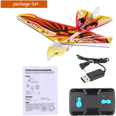 TECHBOY 98083+ 2.4GHz Afstandsbediening Authentieke E-Bird Vlinder Vliegende Vogel RC Speelgoed geel