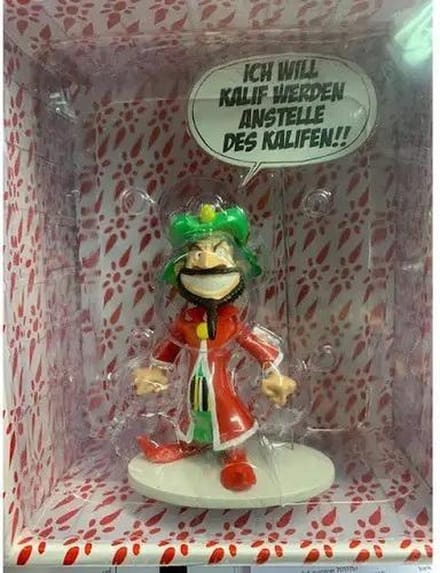 Plastoy Iznogoud figuurtje +/- 20cm inc. praatwolkje (Verzamelfiguur)