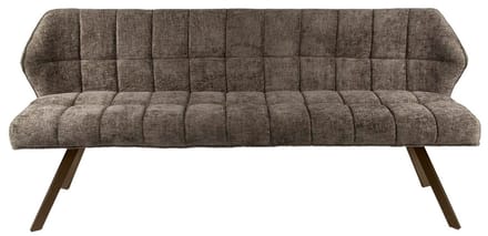 AnLi Style Eetkamerbank Raster taupe bruin