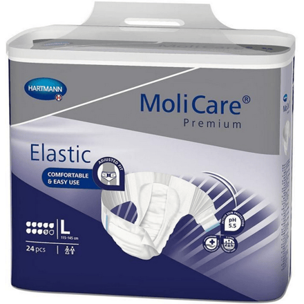Hartmann Molicare Premium Slip Elastic 9 druppels Large - 6 pakken van 24 stuks