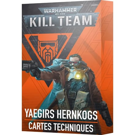 Bordspellen Games Workshop Warhammer 40k - Kill Team Datacards Yaegir Hernkog (Fr)