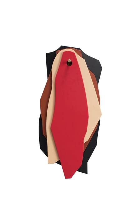 valerie_objects Snijplank Set - red, brown