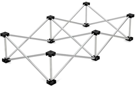 20cm draagbare stellage van Gear4music, 1m x 0,5m
