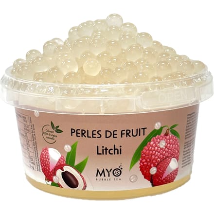 NONE Bobba fruitparels voor bubble tea Myo litchi Lit Yellow