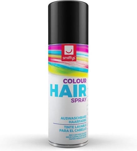 Smiffys - Hair Colour Haarlak - Zwart