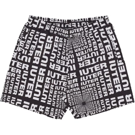 Optical Swimtrunks Zwarte zwemshort voor heren
