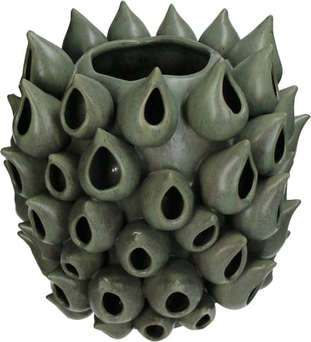 HD Collection Vaas Aardewerk Groen 27,5x27,5x28cm