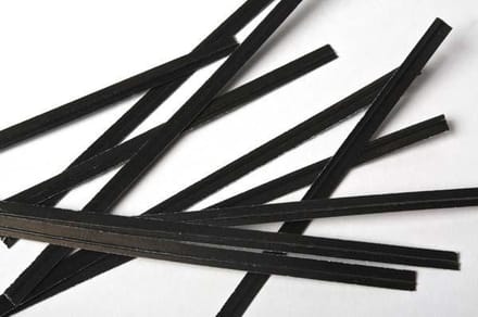 Bindstrips 15,2x0,4cm Papier Zwart (1000 stuks)