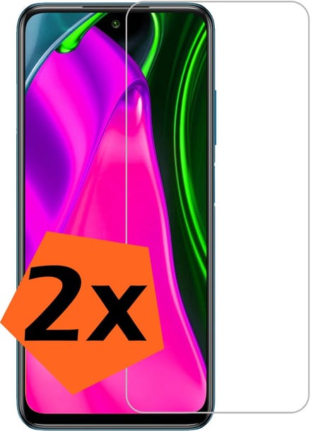 Screenprotector - 2 Stuks - Geschikt voor Xiaomi Poco M3 Pro - Extra Sterk - Gehard Glas - Beschermglas - Tempered Glass - Screen Protector