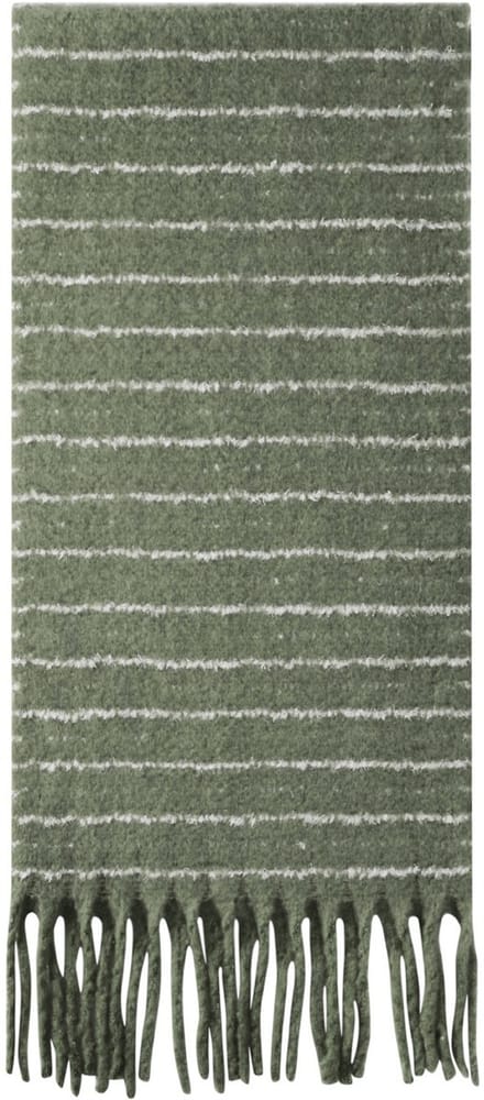 Daily Stripe Sjaal | Donkergroen | 100% Polyester | Zacht | Herfst | Winter