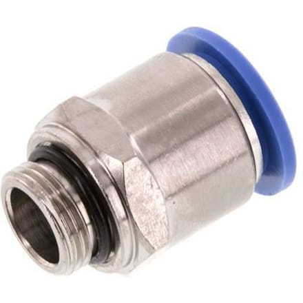 16mm x G3/8'' Messing/PA 66 Insteekfitting Buitendraad NBR