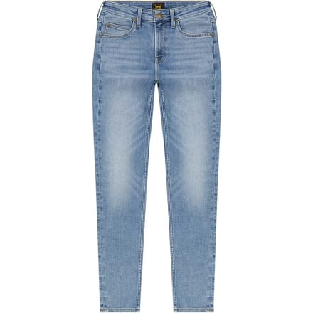 Lee Scarlett Hoogzittende Jeans Blauw 29 / 31 Vrouw
