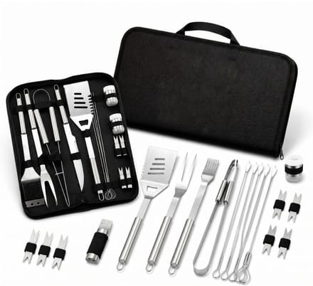 HEAT Outdoor Living HEAT BBQ Toolset Enkel 17-delig