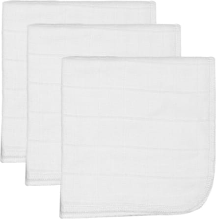 Blush & Blossom Wit 30 x 30 cm 3 Stuks Hydrofiel Monddoekjes TR-BB443410