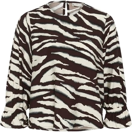 Damesblouse met lange mouwen KAFFE Viky