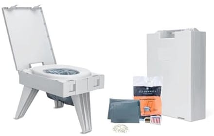 Draagbaar toilet voor overal gebruik