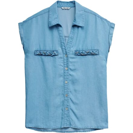 Vrouwenblouse Salsa Jeans Lightdenim