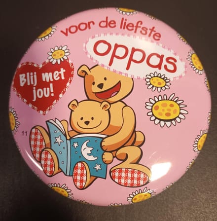 Voor de liefste oppas - potje in blik