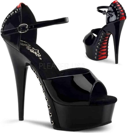 EU 45 = US 14 | DELIGHT-660FH | 6 Heel, 1 3/4 PF Close Back Sandal