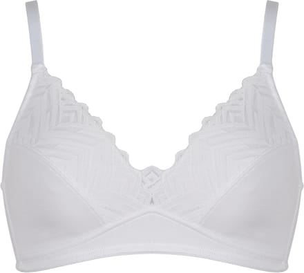 Naturana soft BH zonder beugels maat 80D wit