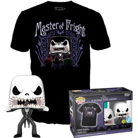 Beeldje Funko POP & T-shirt Nightmare Before Christmas Jack Skellington Exclusive