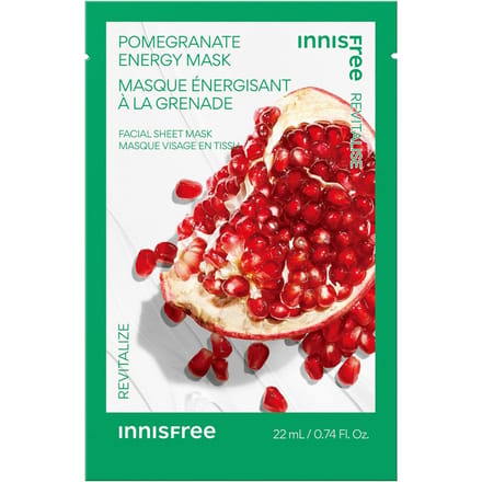 INNISFREE Pomegranate Revitalising & Radiant Sheet Mask 22ml