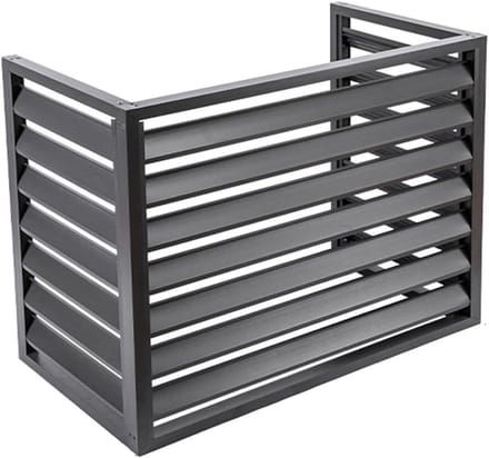 Privacy Panel - Buiten Scherm - Tuin Aankleden - Roestvrij Aluminium - 100x70x50cm - Grijs